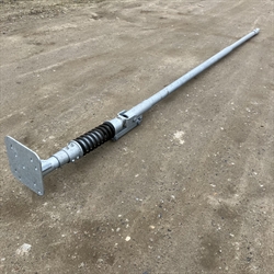 Schwenkbügel m/Feder komplet Boden, Länge: 235 - 465 cm, kurzes Modell